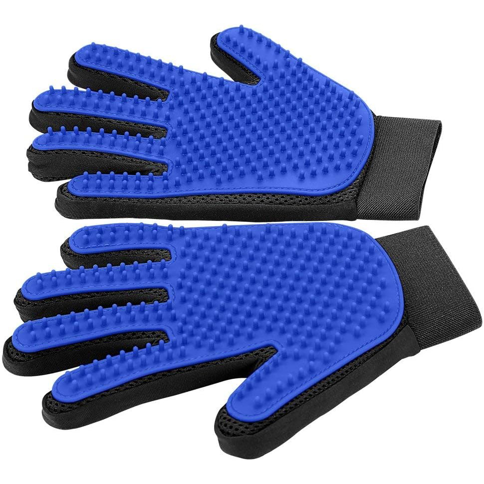 Pet Grooming Glove, Gentle Pet Grooming Glove Brush