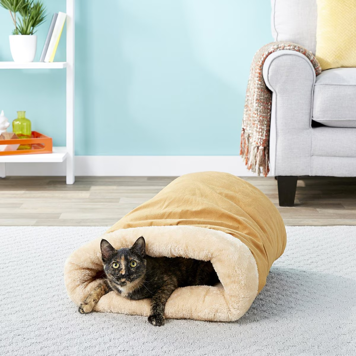 Pet Magasin Self-Warming Cat Cave Bed