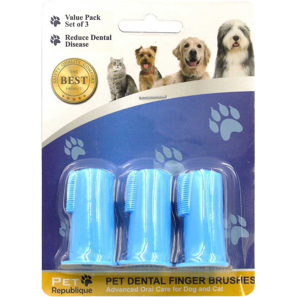 Pet Republique Cat Finger Toothbrush