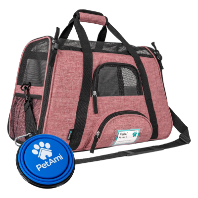 PetAmi Premium Airline Approved Soft-Sided Pet Travel Carrier