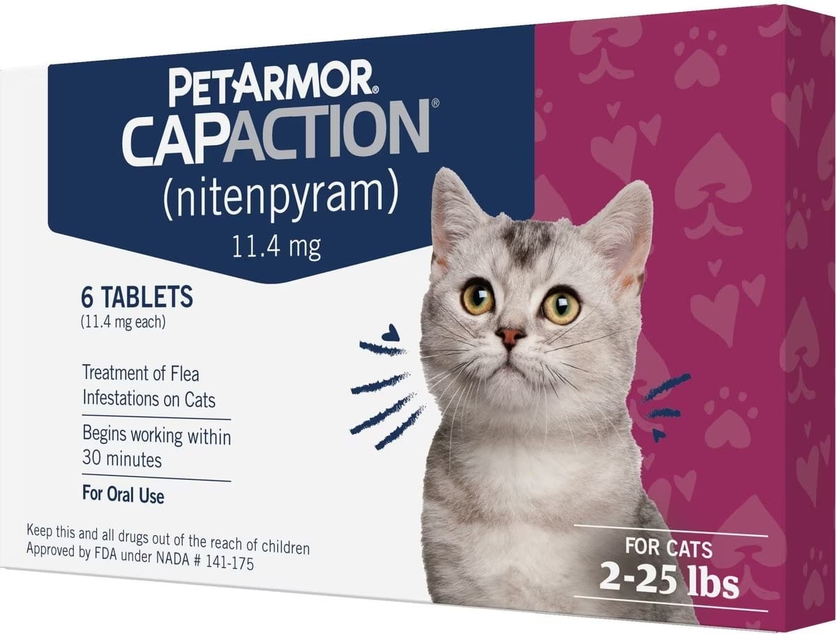 PetArmor CapAction Flea Tablets for Cats