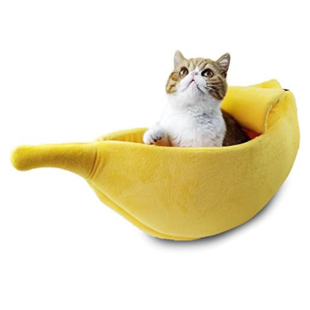 Petgrow Cute Banana Cat Bed new