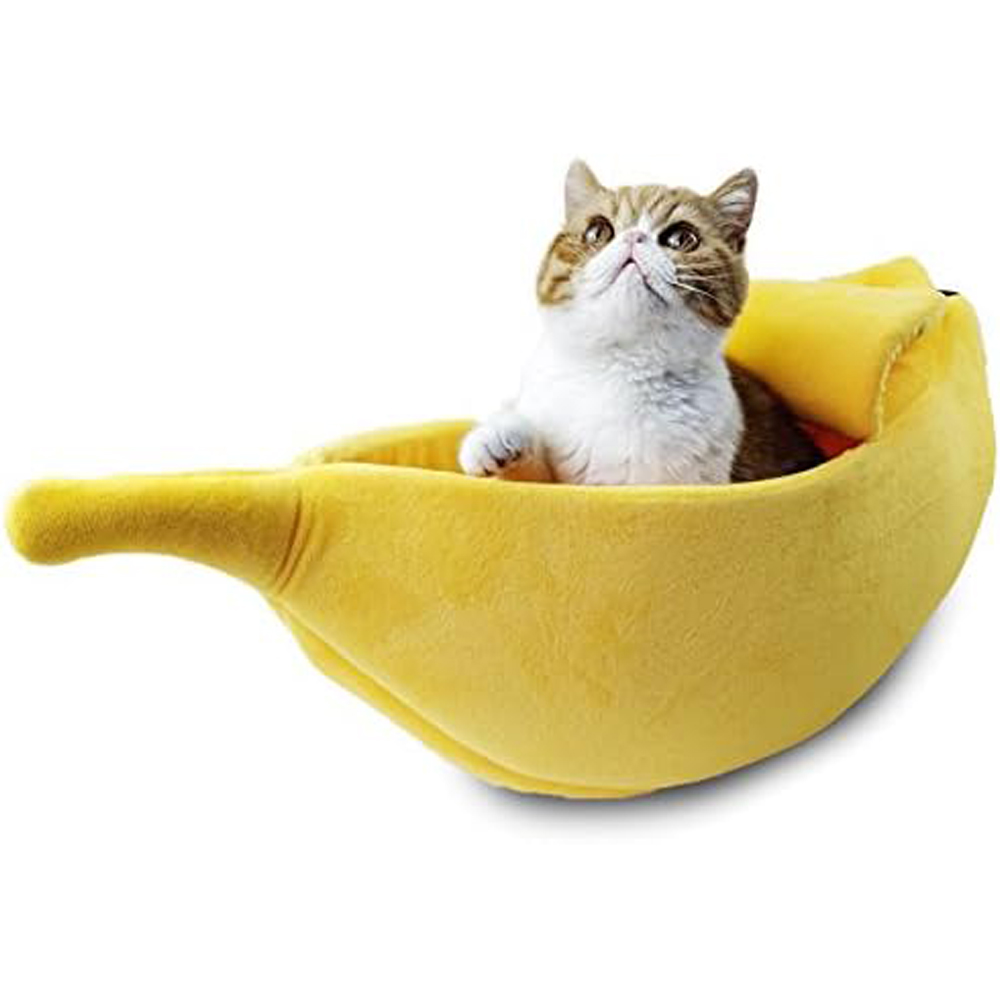 Petgrow · Cute Banana Cat Bed