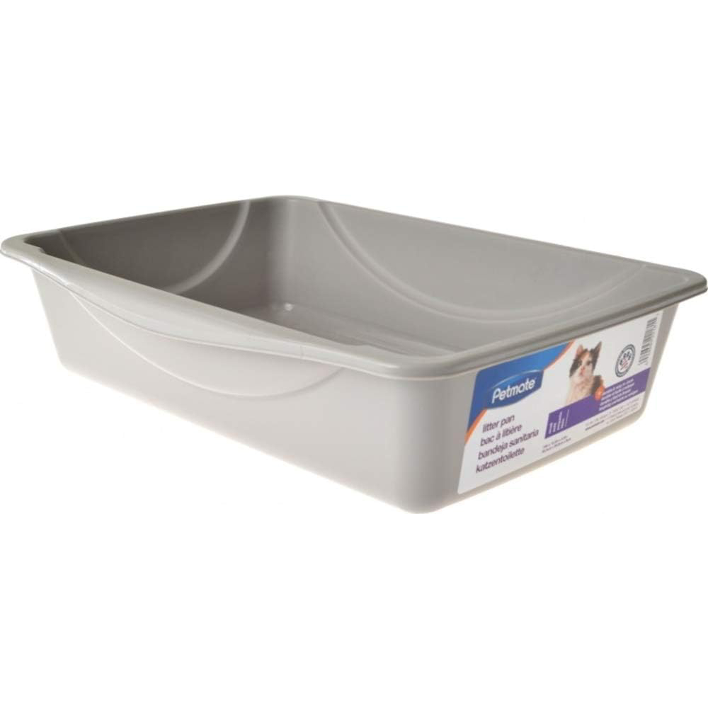 Petmate Litter Pan, Blue_Gray, Small, Made in USA new