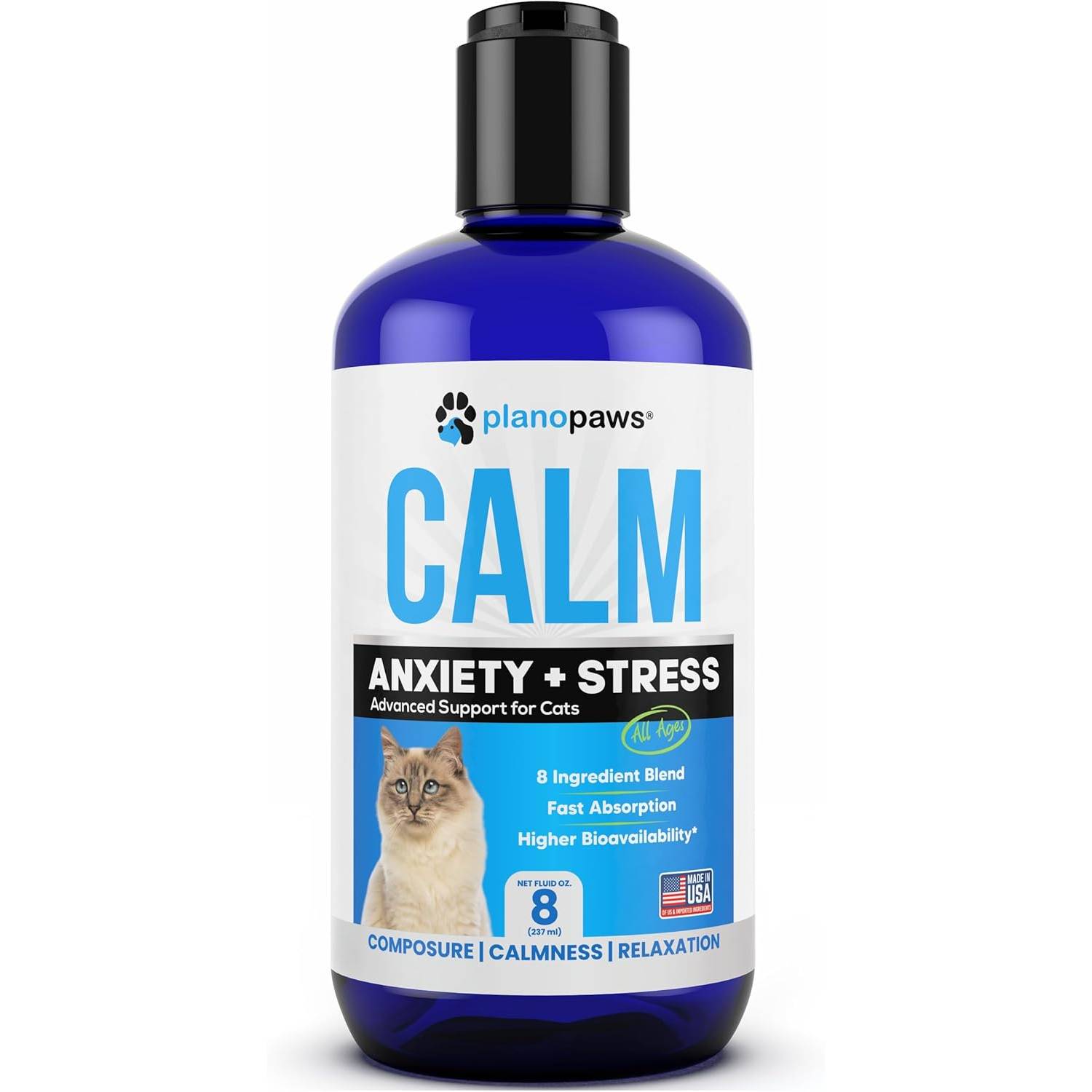Plano Paws Cat Anxiety Relief Liquid Drops