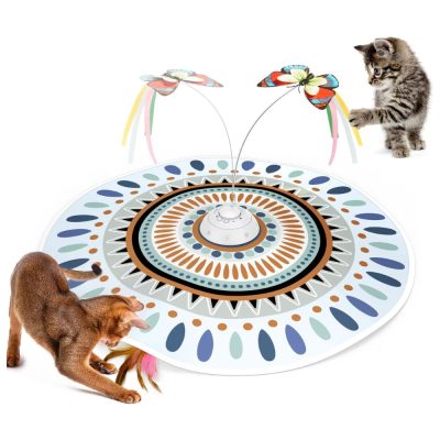 Potaroma Butterfly & Feather Automatic Cat Toy