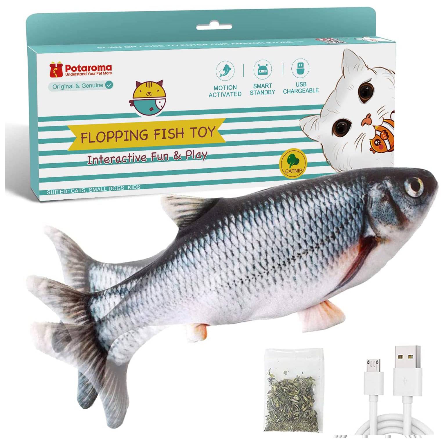 Potaroma Flopping Fish Cat Toy