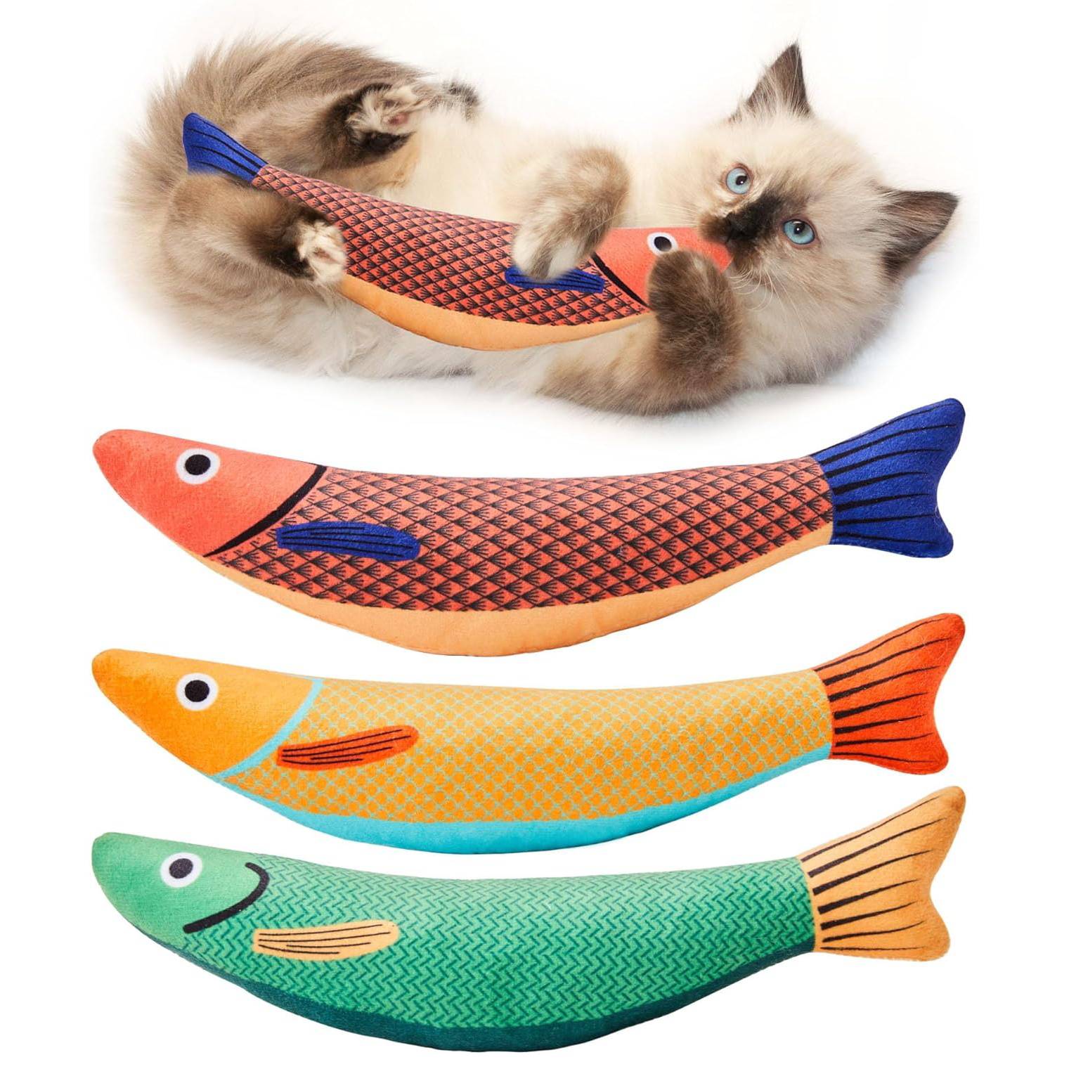 Potaroma Saury Fish Cat Toy