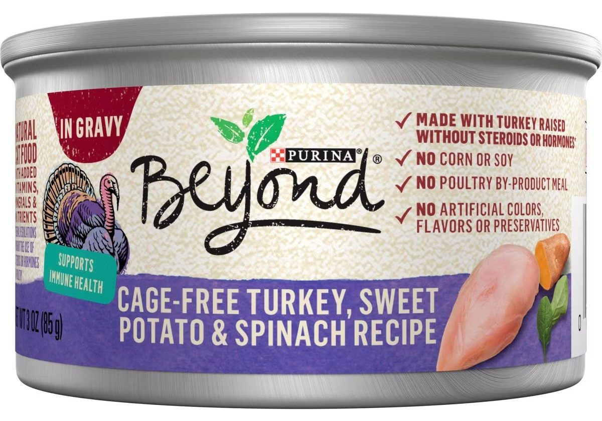 Purina Beyond Grain-Free Turkey, Sweet Potato & Spinach Recipe Cat Food