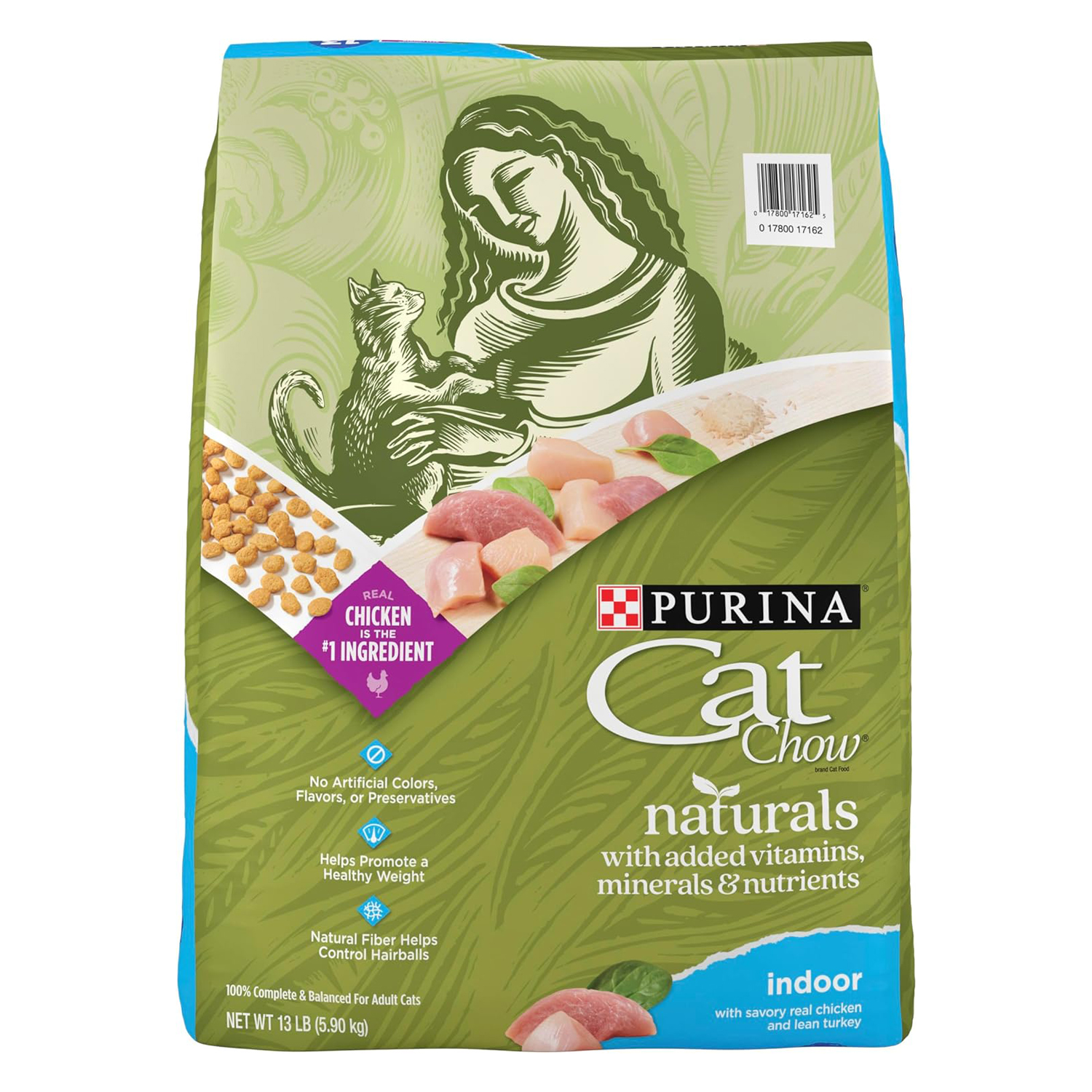 Purina Cat Chow Hairball, Healthy Weight, Indoor, Natural Dry Cat Food