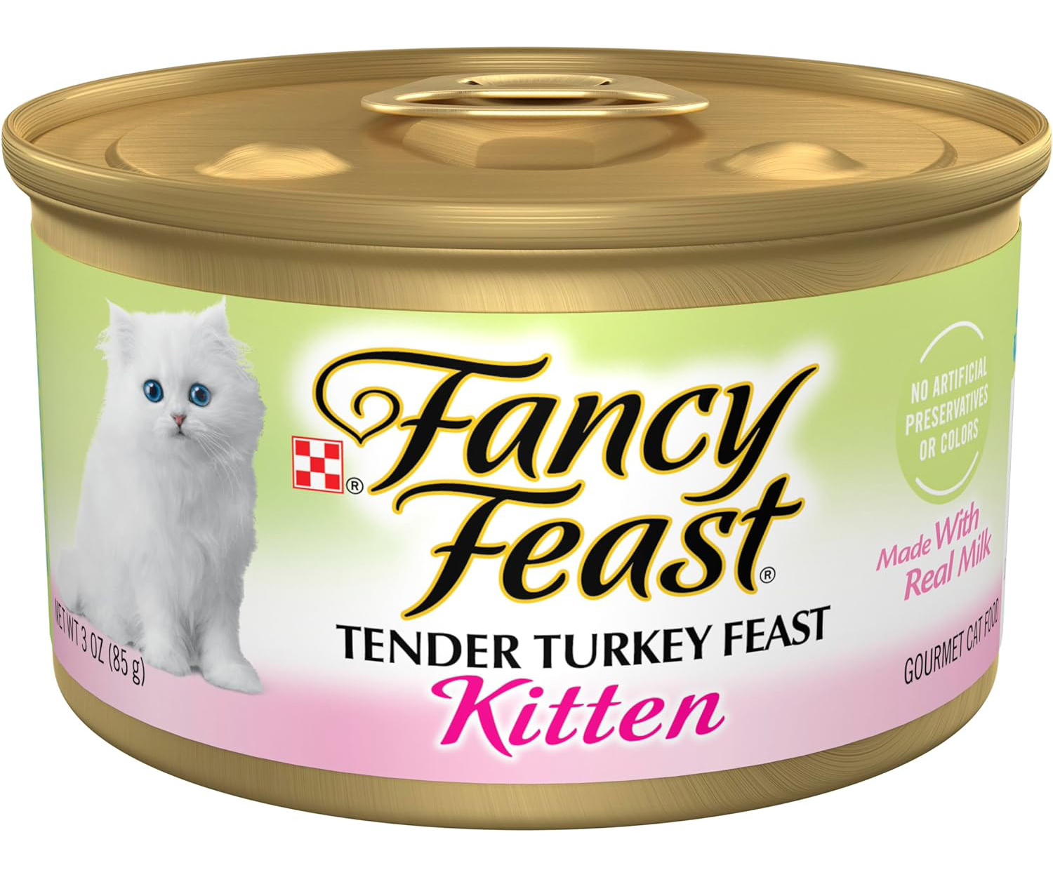 Purina Fancy Feast Kitten Tender Turkey Feast Wet Kitten Food Pate