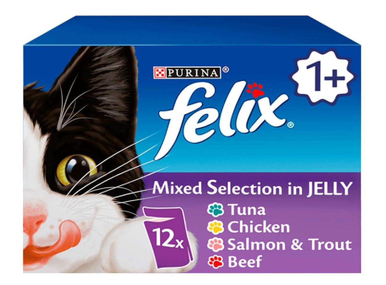 Purina Felix Mixed Selection In Jelly Wet Cat Food