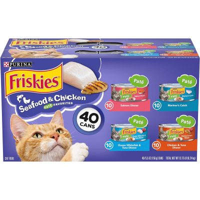 Purina Friskies Chicken & Seafood Canned Cat Food