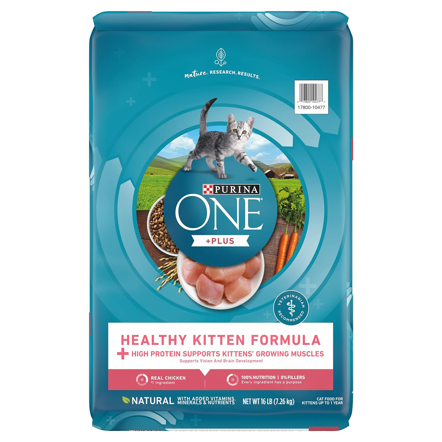Purina ONE High Protein, Natural Dry Kitten Food