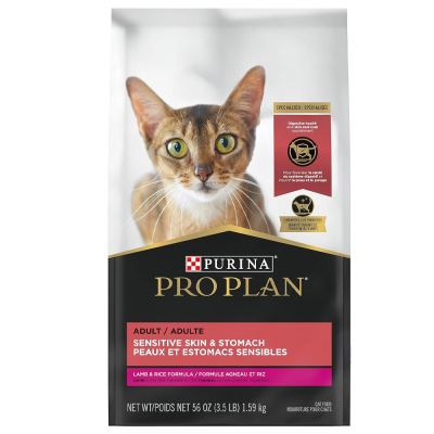 Purina Pro Plan Sensitive Skin & Stomach Formula Adult Cat Food