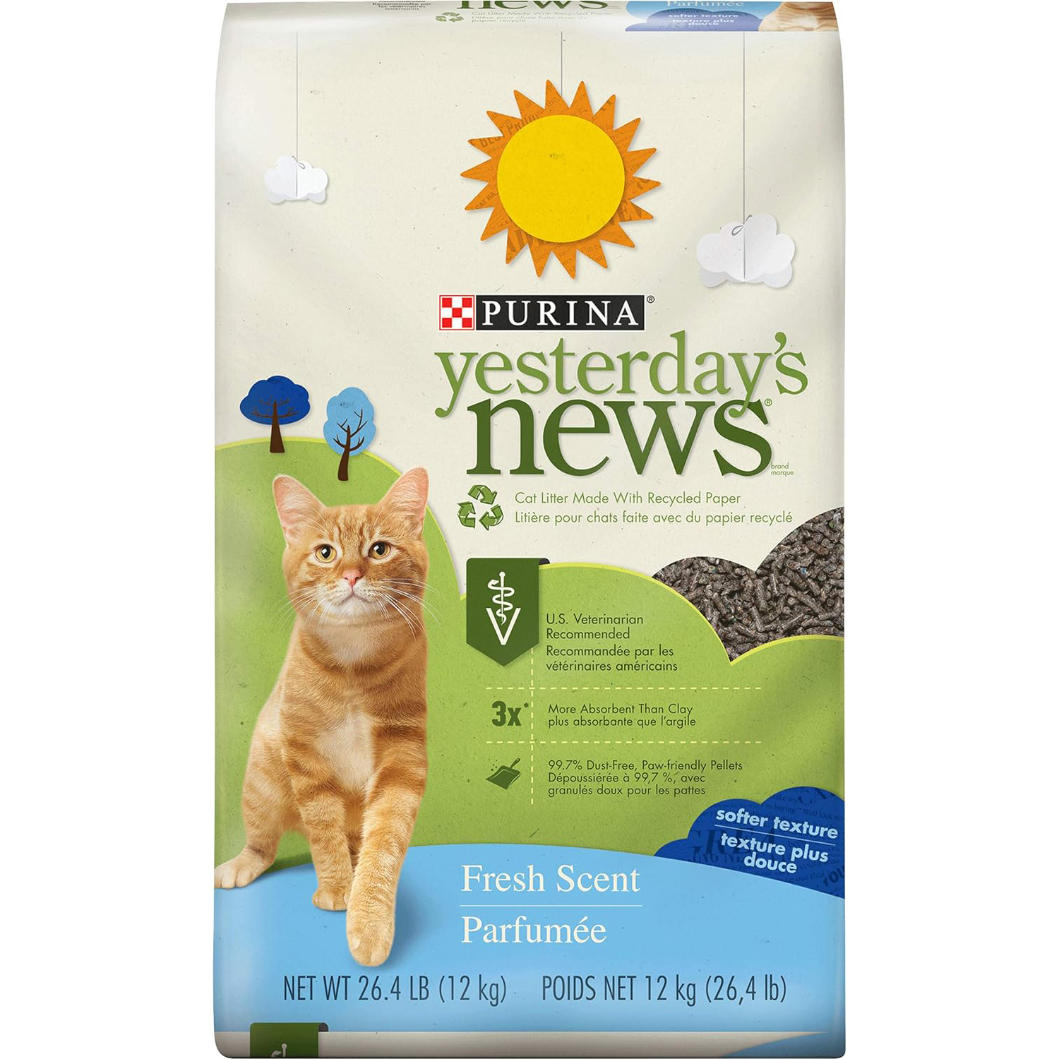 Purina Yesterday's News Non Clumping Paper Cat Litter