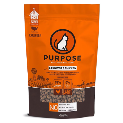 Purpose Freeze-Dried Chicken Morsels Cat Food