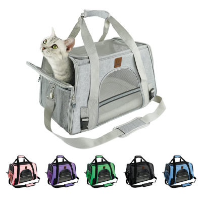 Premium Pet Carrier Airline Approved Soft Sided Cozy Travel Pet Bag