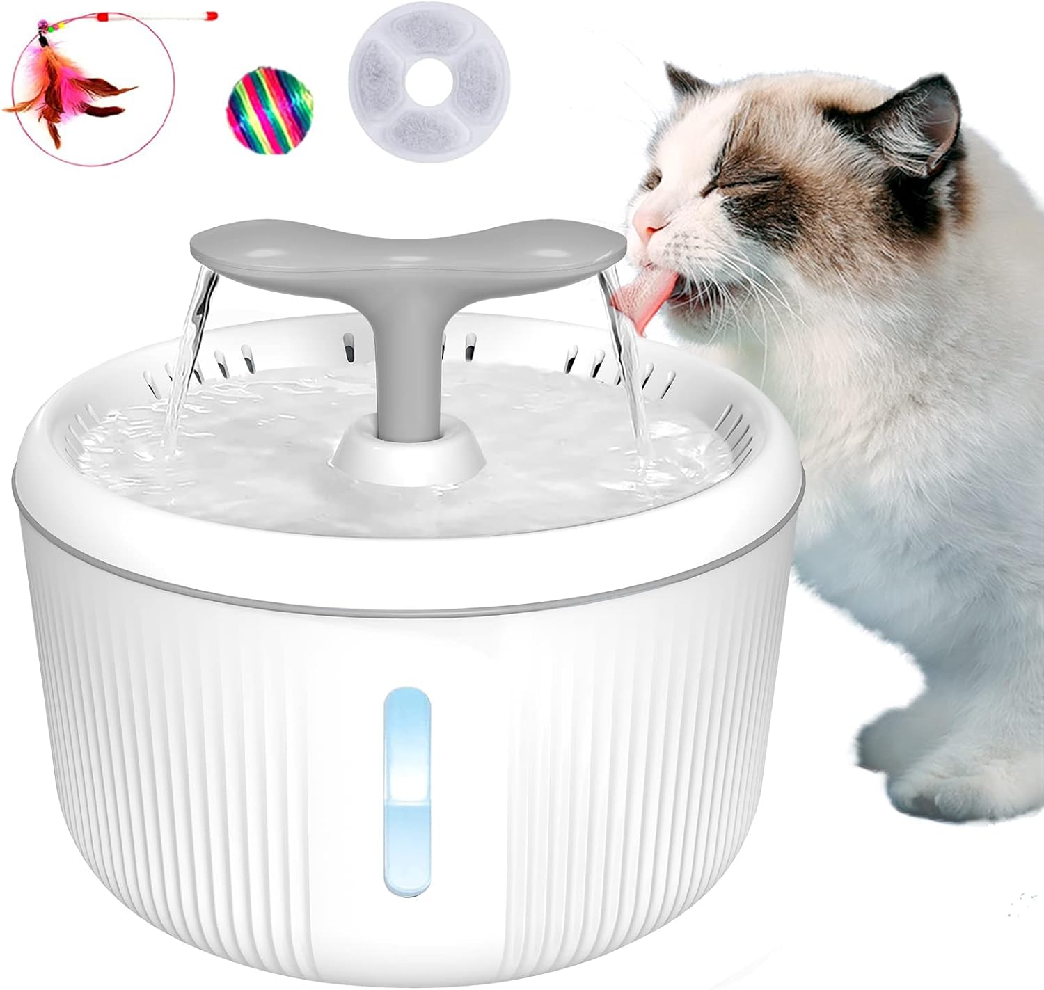 QIUQIU Cat Water Fountain