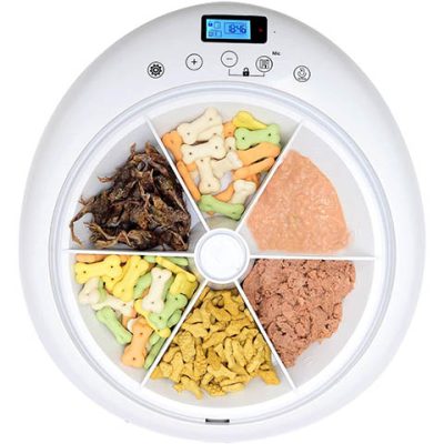 QPETS 6-Meals Automatic Cat Feeder