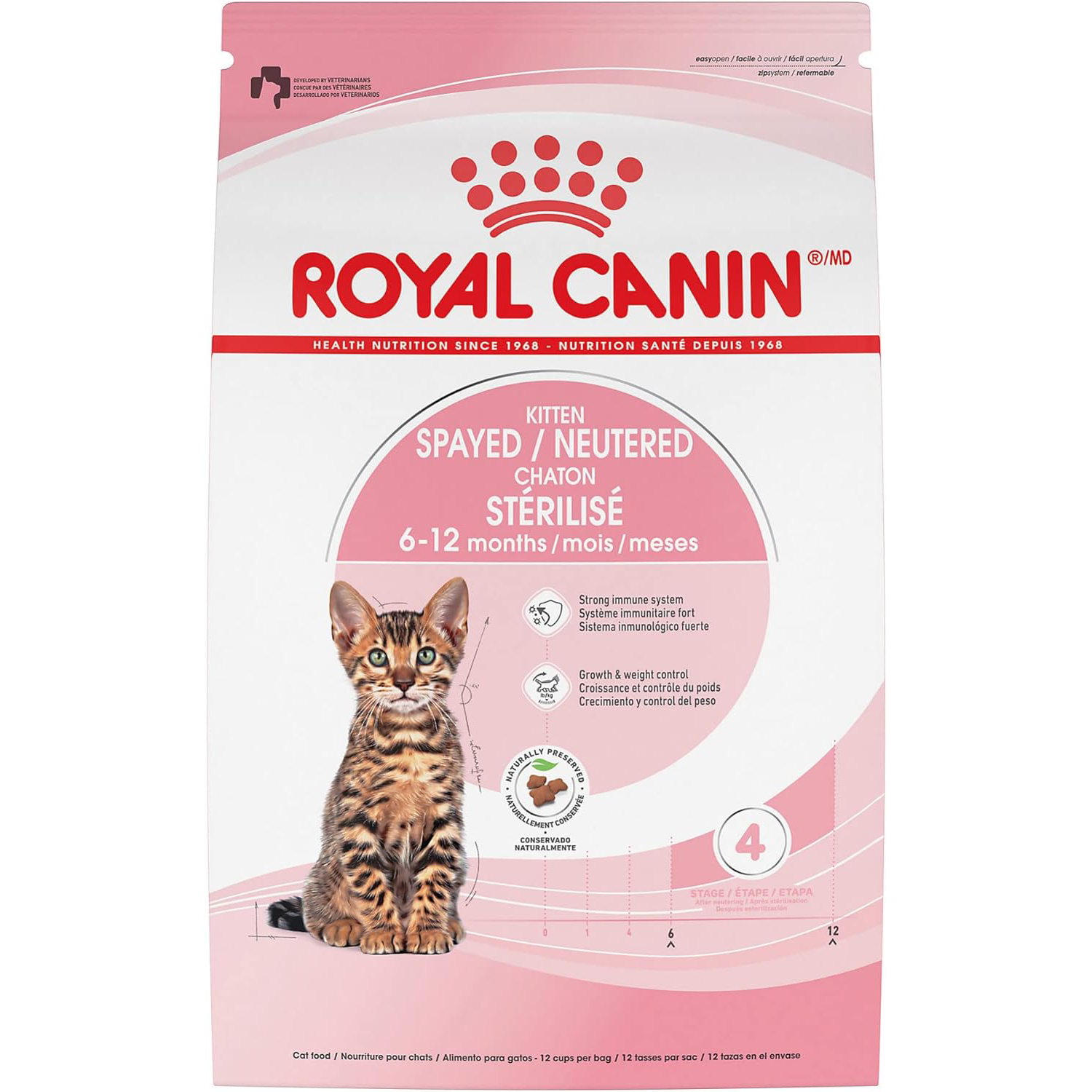 ROYAL CANIN Feline Health Nutrition Kitten Spayed_Neutered Dry cat Food