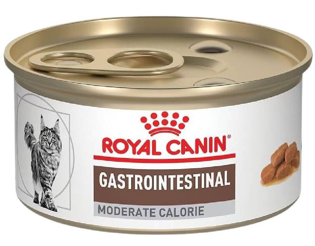 Royal Canin Veterinary Diet Adult Gastrointestinal Moderate Calorie Thin Slices in Gravy Canned Cat food