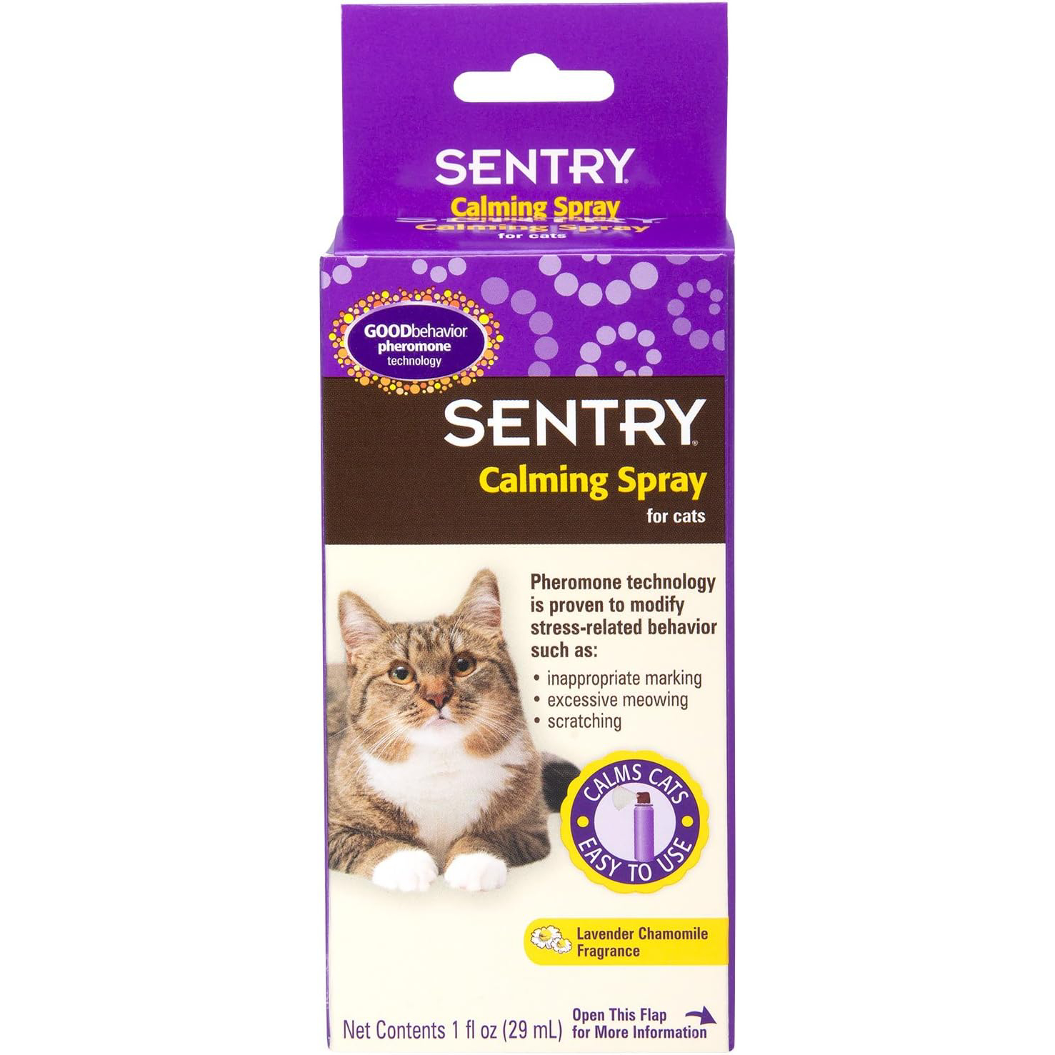 SENTRY GOOD Behavior Calming Spray for Cats