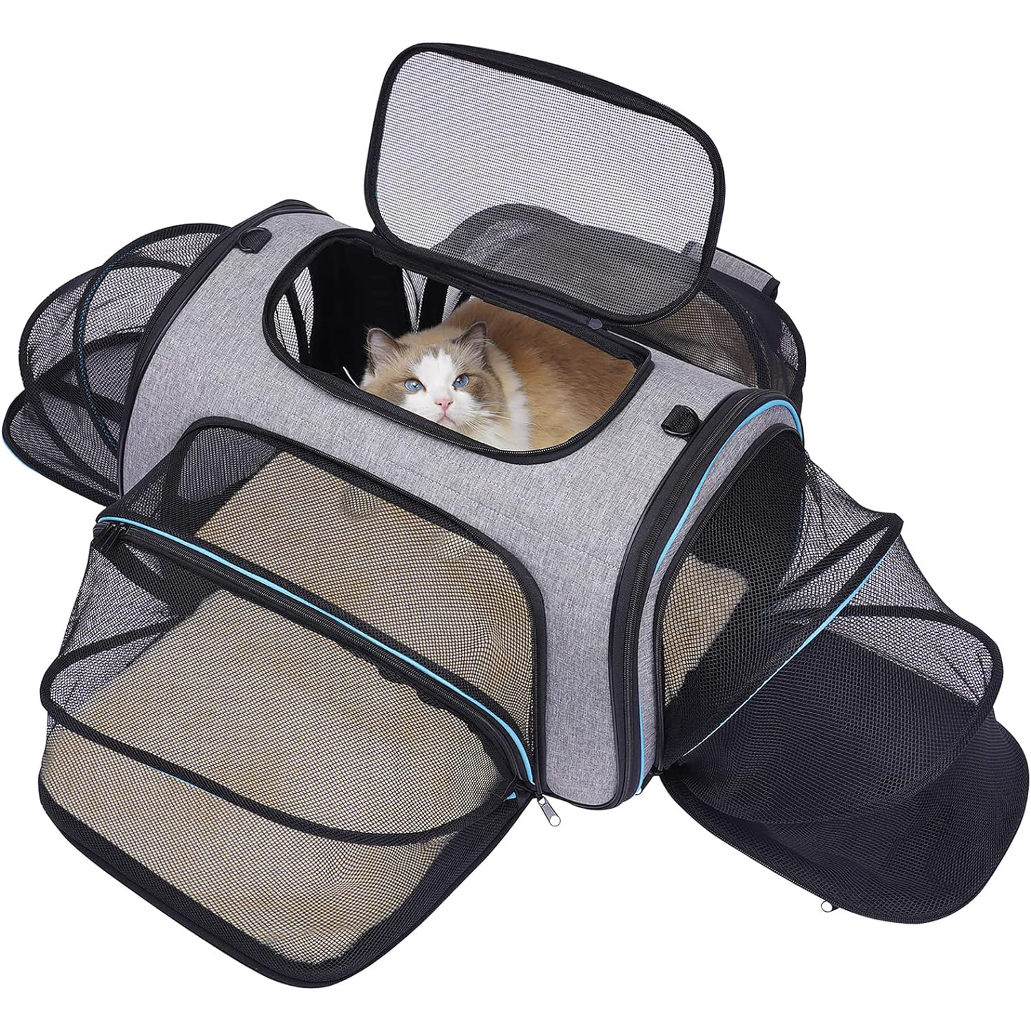 Siivton 4 Way Expandable Pet Carrier