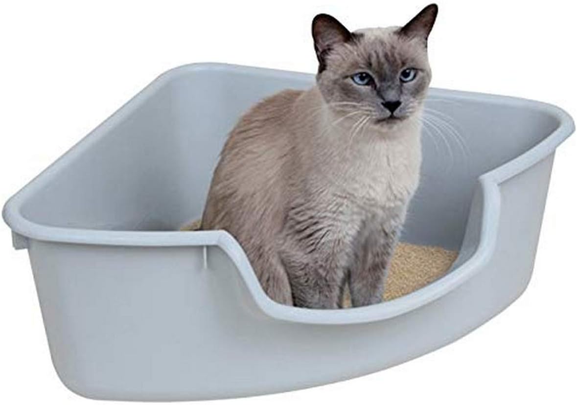SmartCat 546000 Corner Cat Litter Box