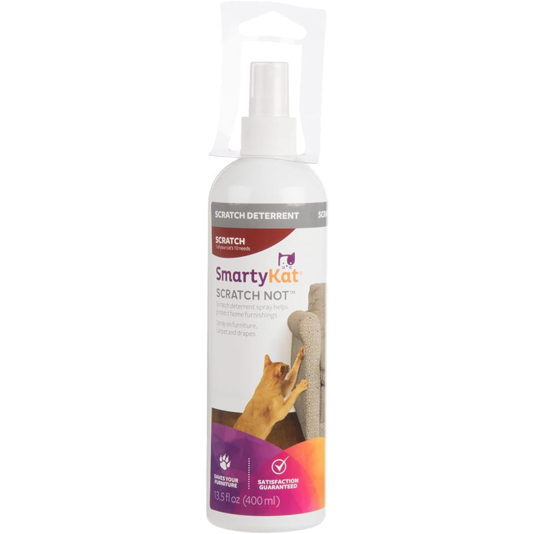 SmartyKat Scratch Not Scratch Deterrent Spray for Cats