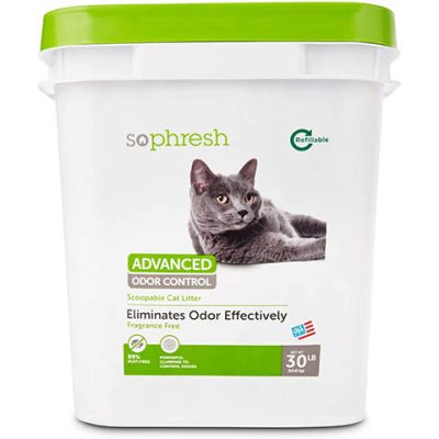 So Phresh Advanced Odor Control Scoopable Fragrance Free Cat Litter