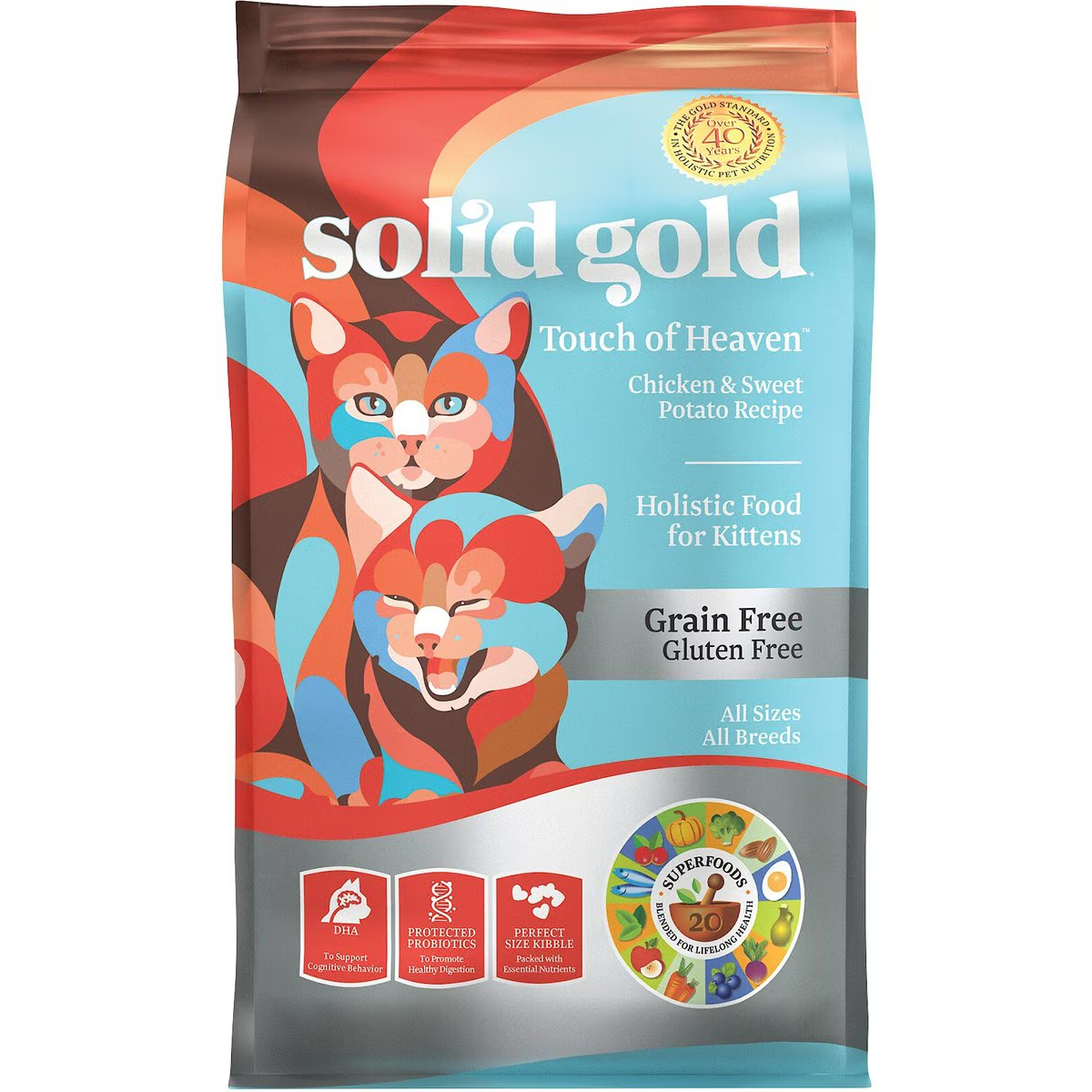 Solid Gold Touch of Heaven Kitten Grain-Free Dry Cat Food