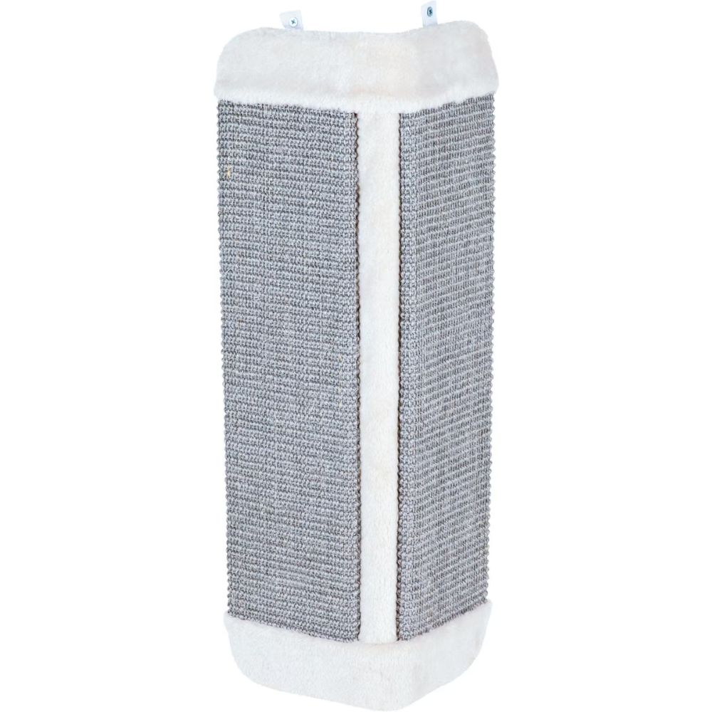 TRIXIE Wall Mount Corner & Vertical Cat Scratcher, Gray