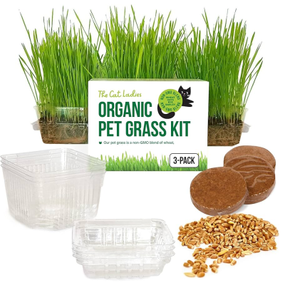 The Cat Ladies Organic Pet Compostable Grass