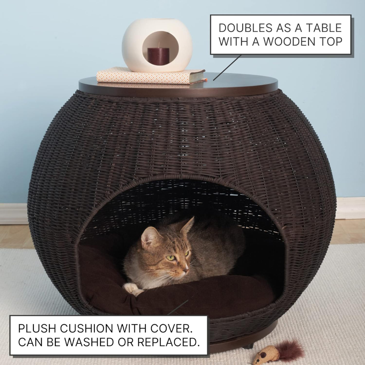 The Refined Canine Igloo Cat Bed new