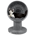 The refined feline kitty ball best sale bed