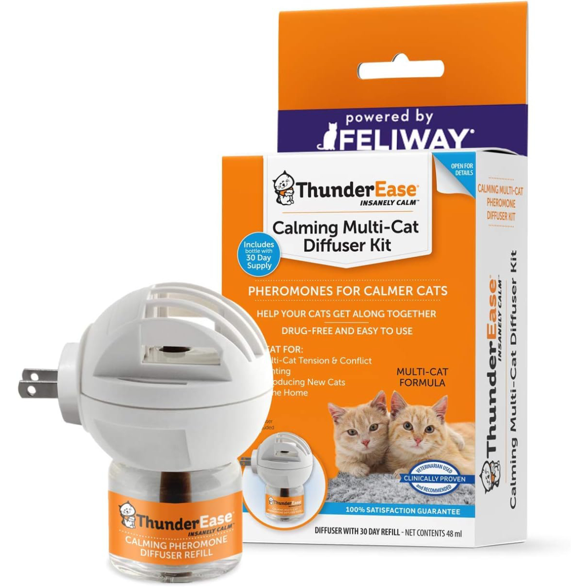 ThunderEase Cat Calming Diffuser Kit