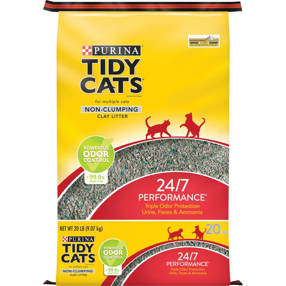 Tidy Cats 24_7 Performance Scented Non-Clumping Clay Cat Litter New