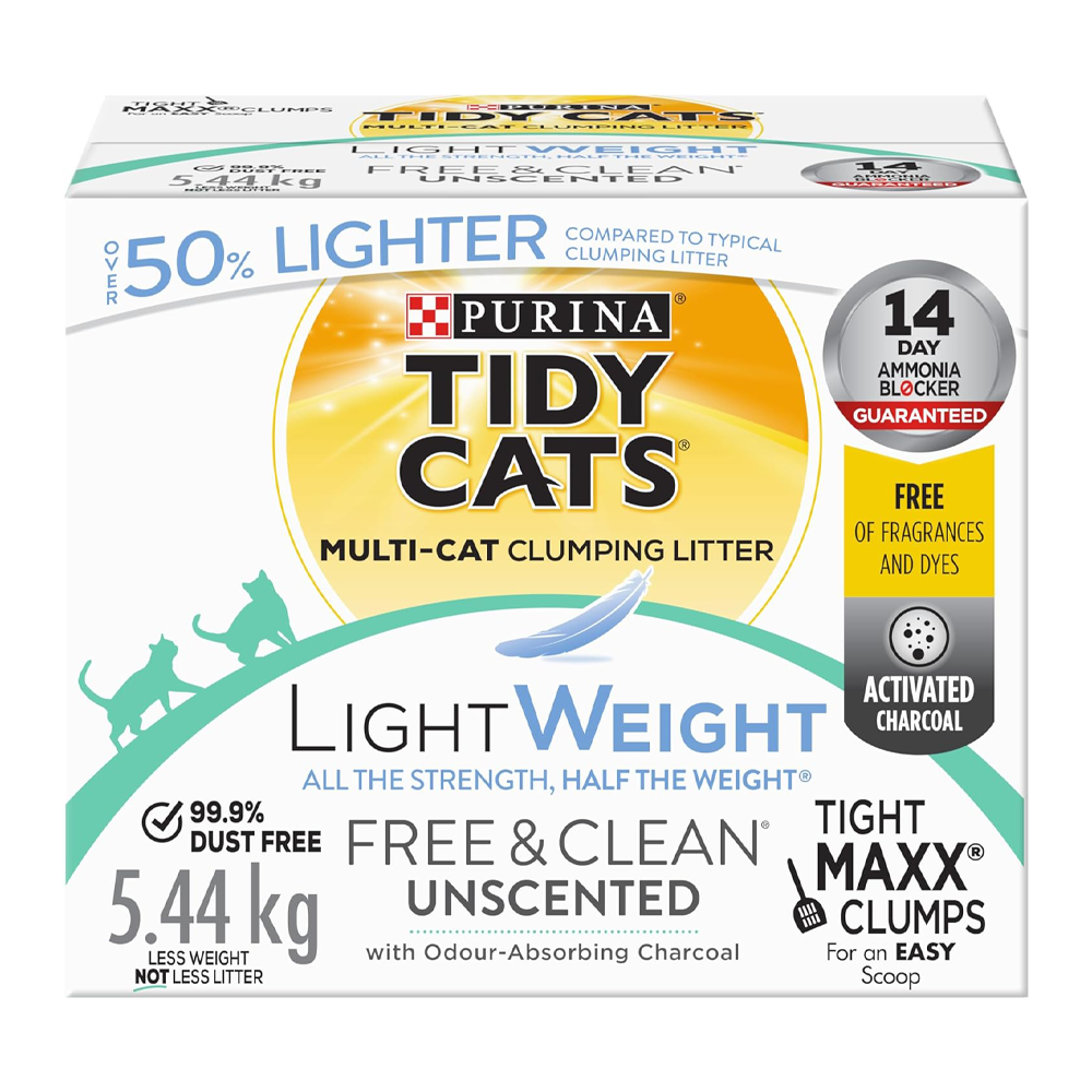 Tidy Cats Lightweight Unscented Clumping Clay Cat Litter