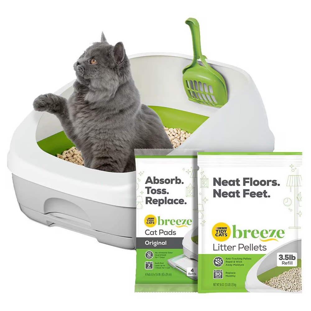 Tidy Cats Litter Box System, BREEZE System Starter Kit Litter Box New