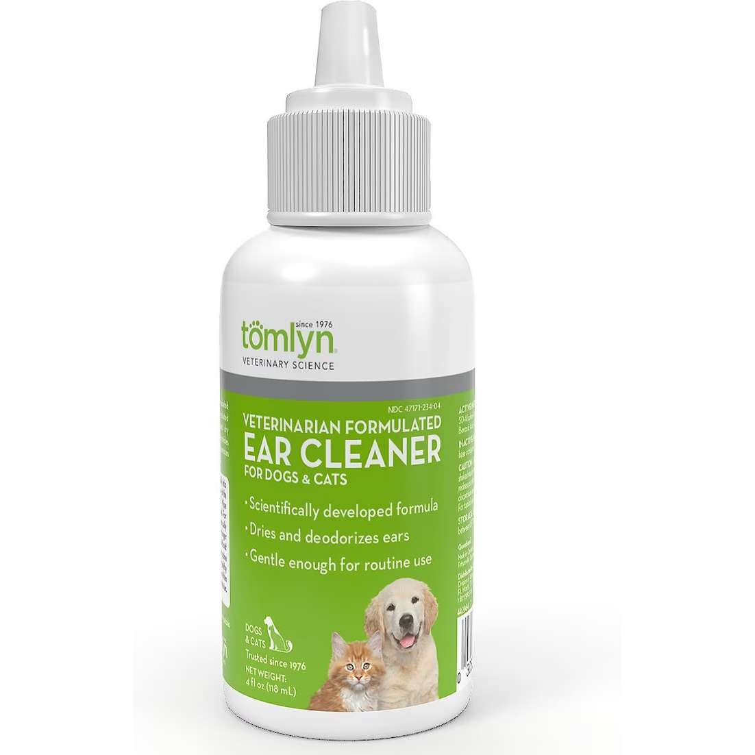 Tomlyn Veterinarian Formulated Dog & Cat Ear Cleaner