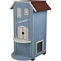 TRIXIE 3-Story Outdoor Wooden Cat House