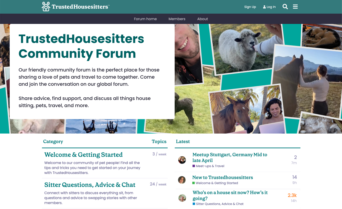 Trusted Housesitters Forum