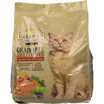 Under the Sun Grain Free Adult Dry Cat Food Fresh Caught Salmon