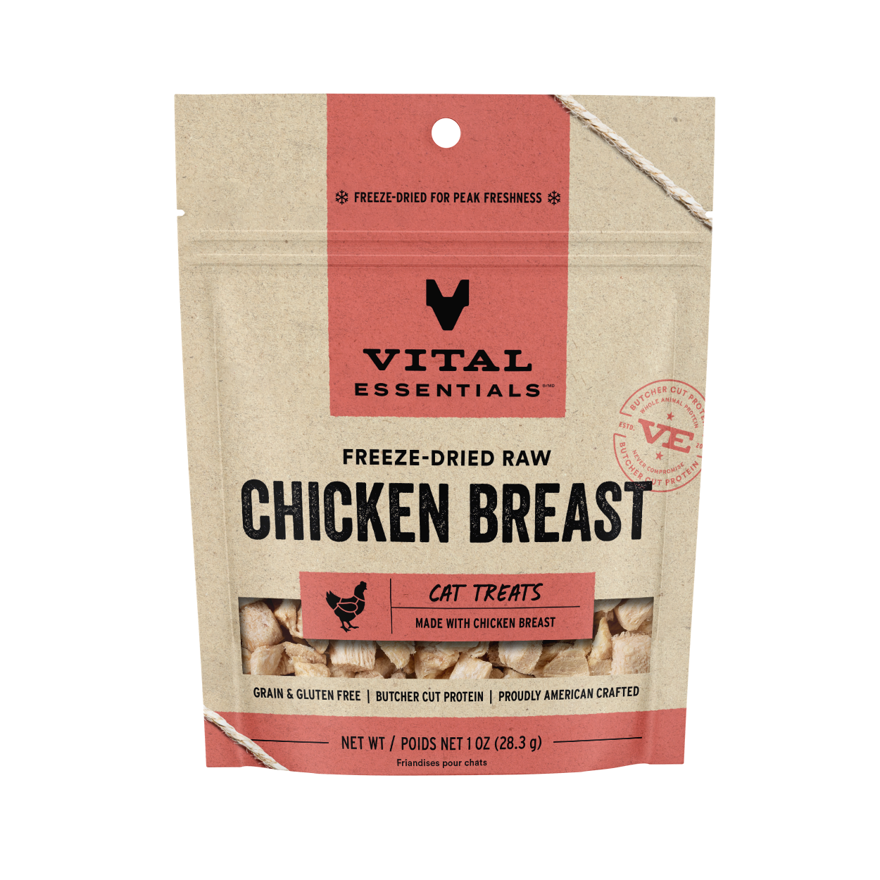 Vital Essentials Freeze Dried Raw Chicken breast