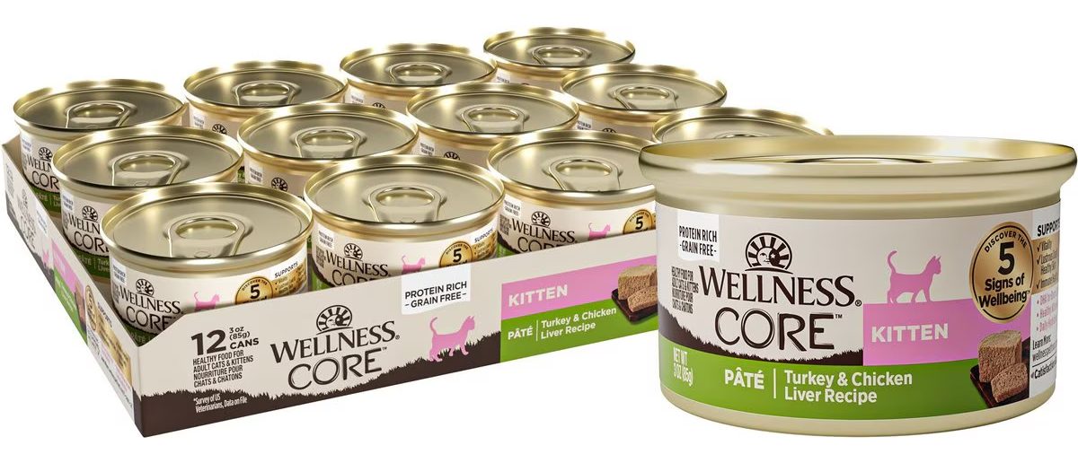 Wellness CORE Natural Grain Free Turkey Canned Kitten Food