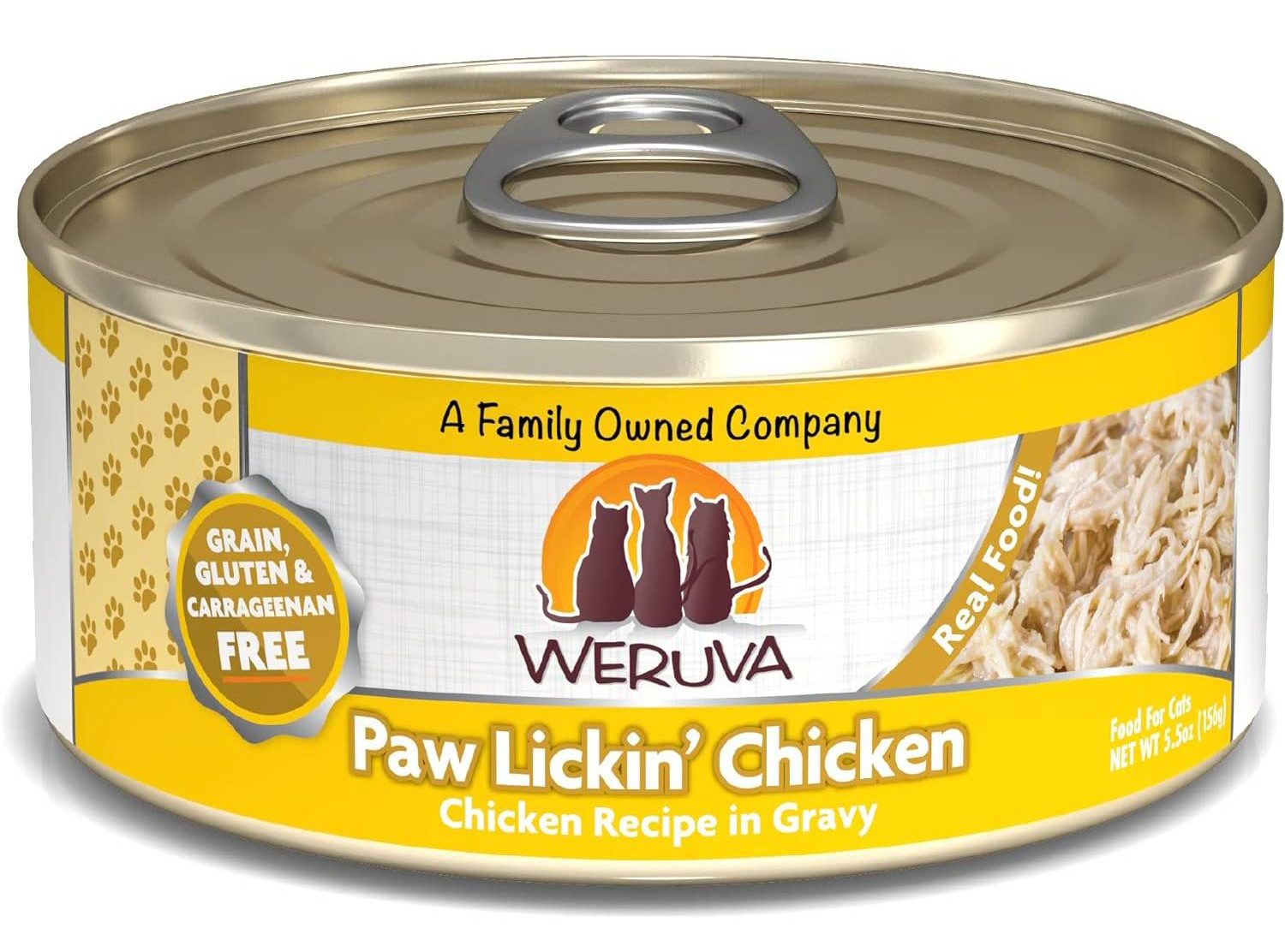 Weruva Paw Lickin' Chicken in Gravy Grain-Free Canned Cat Food