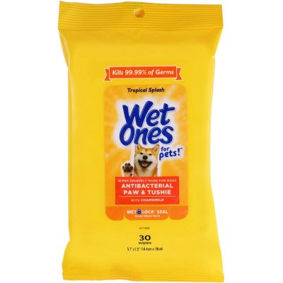 Wet Ones Antibacterial Paw & Tushie Wipes