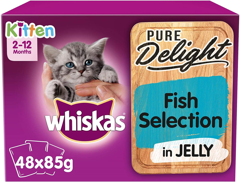 Whiskas 2-12 Months Kitten Pure Delight Wet Cat Food