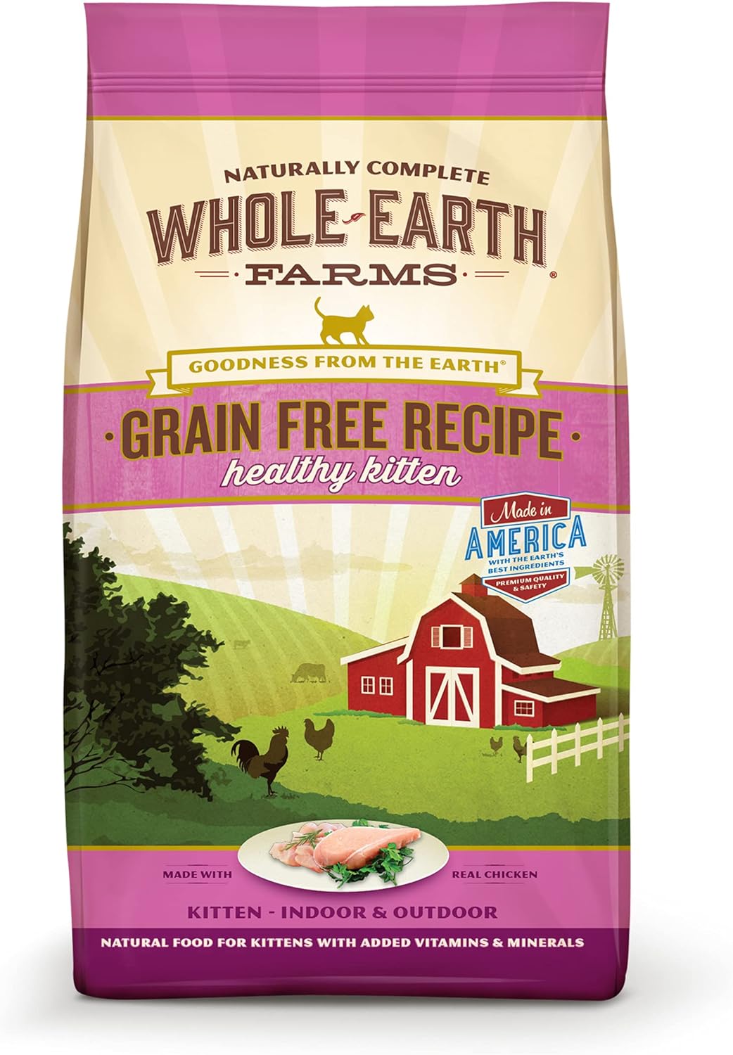 Whole Earth Farms Grain-Free Dry Kitten Food
